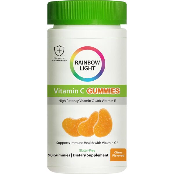 Version 1.0.0 Rainbow Light gomitas vitamina c y e sabor cítrico 90 unidades
