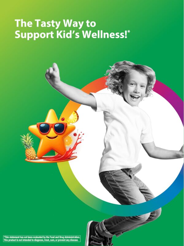 Tabletas masticables Rainbow Light en blíster