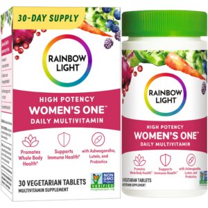 Rainbow Light multivitamínico diario femenino alta potencia
