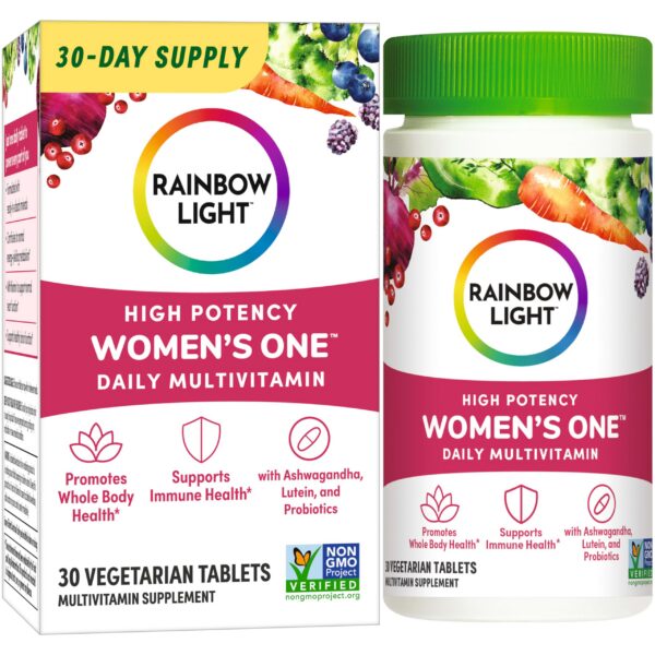 Rainbow Light multivitamínico diario femenino alta potencia