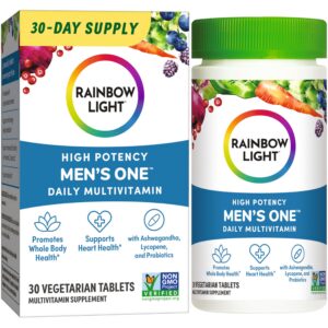 Rainbow Light multivitamínico hombre 30 tabletas saludable