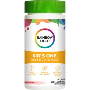 Rainbow Light multivitamínico masticable para niños 90 tabletas