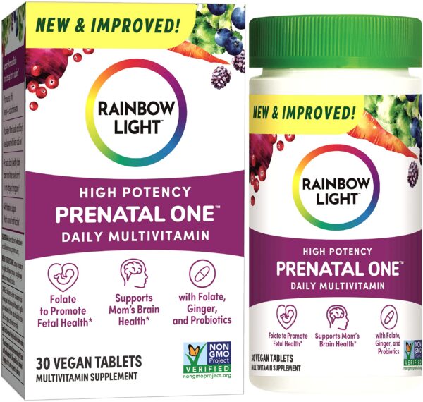 Rainbow Light multivitamínico prenatal alta potencia 30 tabletas
