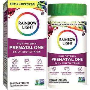 Rainbow Light multivitamínico prenatal alta potencia 60 tabletas