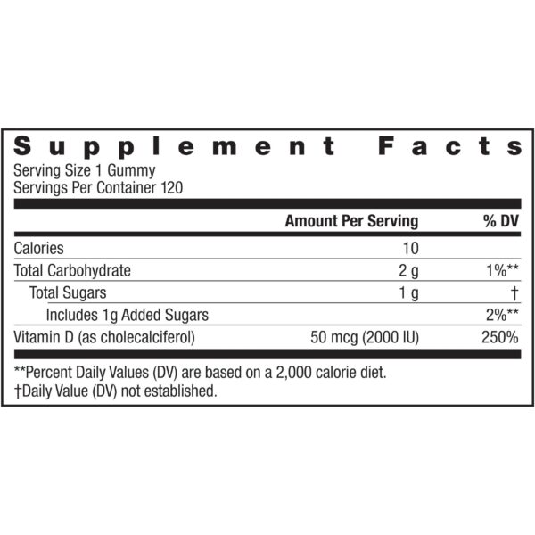 Rainbow Light suplemento gomitas vitamina d3 para adultos