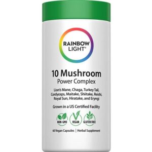 Version 1.0.0 Frasco Rainbow Light Suplemento Poder de Hongos 60 cápsulas veganas