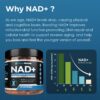 Cápsulas NAD+ NR en frasco
