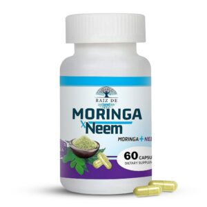 Frontal de envase Neem y Moringa orgánicos