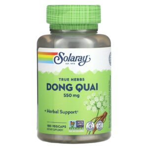 Version 1.0.0 Raíz de Dong Quai Solaray 550mg suplemento saludable menstrual