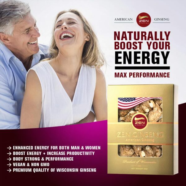 Version 1.0.0 Raíz de ginseng americano Wisconsin corte extra grande premium