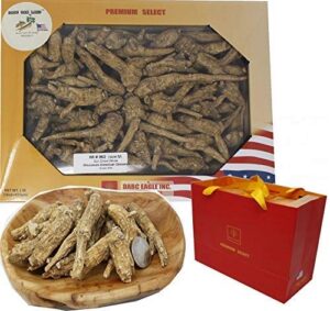 Version 1.0.0 Raíz ginseng americano Wisconsin mediana y grande empaque DABC OAK LAND