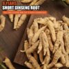 Raíz de ginseng corto 9 años para recetas y sopas