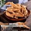 Raíz ginseng natural cultivada 12 años en Wisconsin