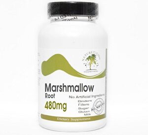 Raíz de malvavisco 480mg 100 cápsulas naturals Naturetition