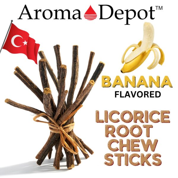 Raíz de regaliz natural para salud oral y aliento fresco