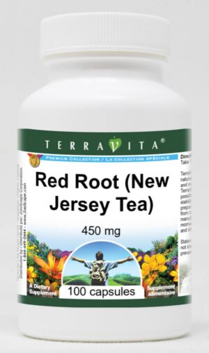 Raíz Roja 450mg 100 cápsulas TerraVita frasco frontal