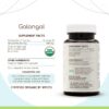 Suplemento de galangal HerbEra con ingredientes 100% naturales