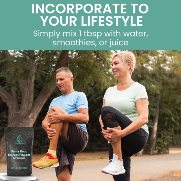 Raíz de Suma brasileña polvo para energía natural y vitalidad