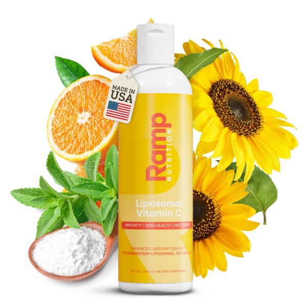 Etiqueta de la botella liposomal C Ramp Nutrition