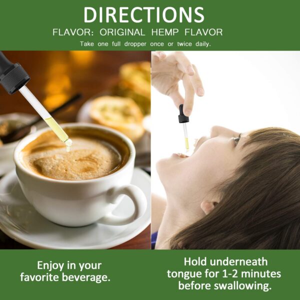 Etiqueta de Randex Hemp Oil frente