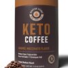 Café instantáneo Rapid Fire Keto Caramel Macchiato frente al envase