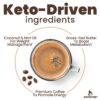 Mezcla instantánea de Rapid Fire Keto Coffee Caramel Macchiato