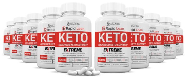 Keto Rapid Lean ACV Extreme Pills frente al frasco