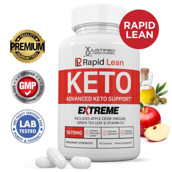 Etiqueta Rapid Lean Keto ACV Extreme Pills