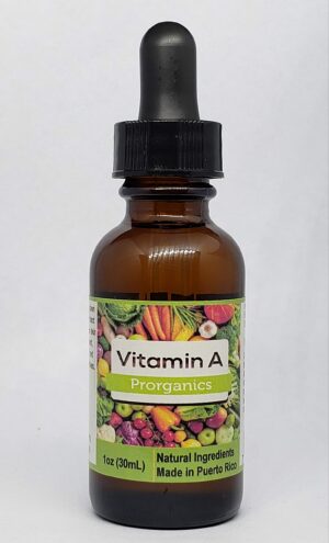 Version 1.0.0 Rare vitamina a líquida orgánica 1 onza Prorganics