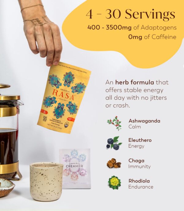 Creamer container showing powder