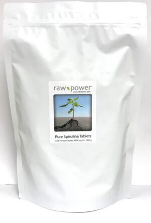 Raw Power espirulina prensada en frío 4000 tabletas 250mg
