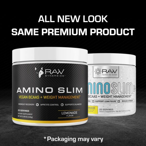 Frasco de Amino Slim con etiqueta