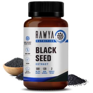 Frente del envase RAWYA Black Seed Extract