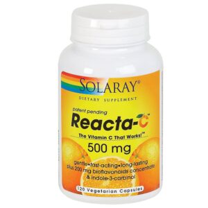 Reacta-C suplemento vitamina c 120 cápsulas vegetarianas