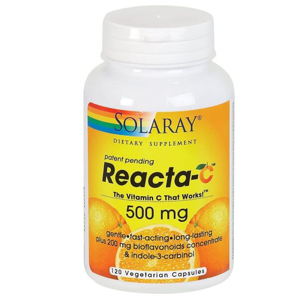 Version 1.0.0 Reacta-C suplemento vitamina c 120 cápsulas vegetarianas