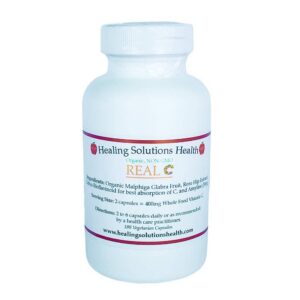 Version 1.0.0 Real C cápsulas de vitamina C de fruta orgánica
