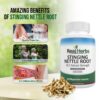 Real Herbs envase frontal extracto ortiga 7500mg para salud masculina