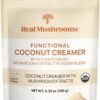 Envase Real Mushrooms crema funcional de coco 90 porciones