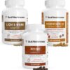 Pack de suplementos Real Mushrooms con Lion’s Mane, Reishi y Cordyceps