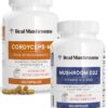 Paquete de Real Mushrooms con vitamina D2 y cordyceps-M