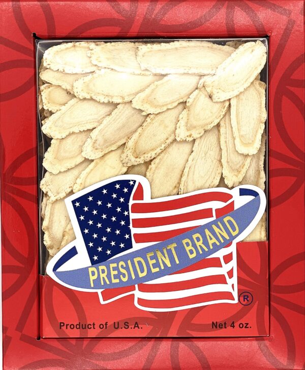 Rebanada extra grande de ginseng americano President Brand