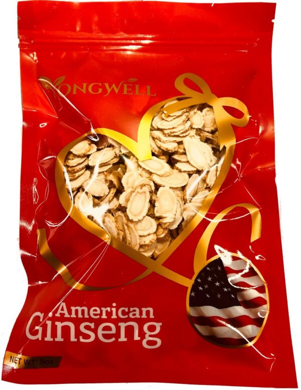 Rebanadas de ginseng americano New Green Nutrition grado a 8 oz