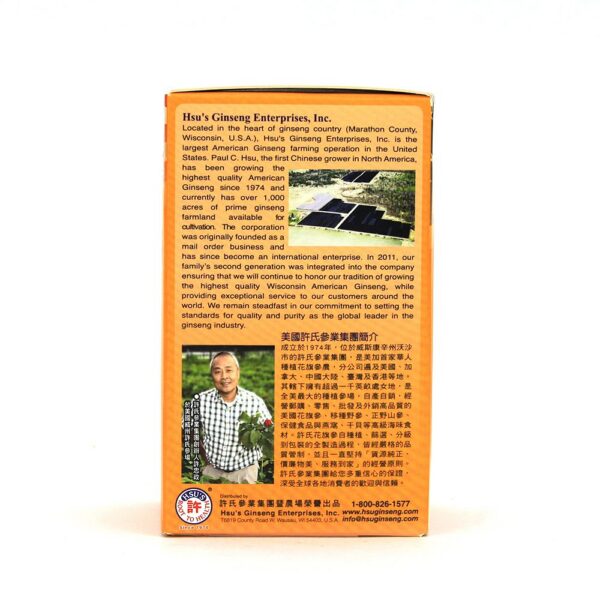 Rebanadas de ginseng para té y uso dietético