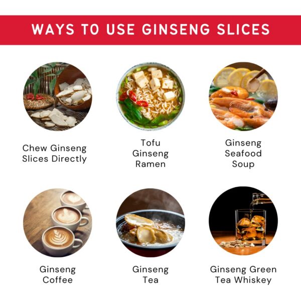 Version 1.0.0 Rebanadas secas de ginseng Panax americano Baumann Wisconsin