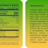 Botella con etiqueta y fragancia