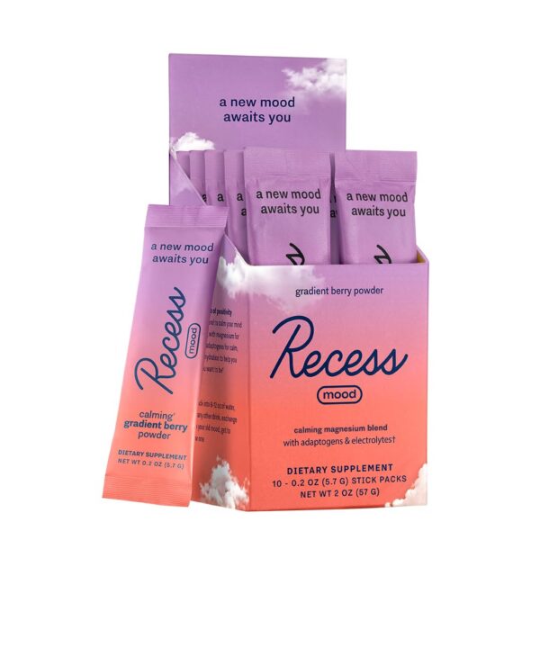 Recess Mood Powder frasco con etiqueta