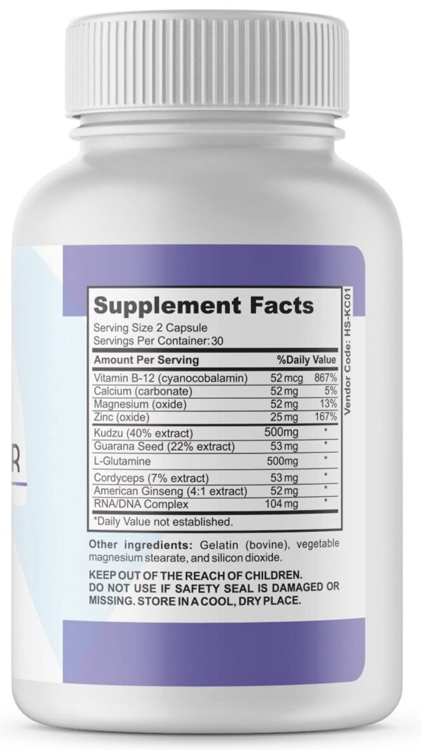 Recover suplemento con kudzu y guaraná para control de antojos