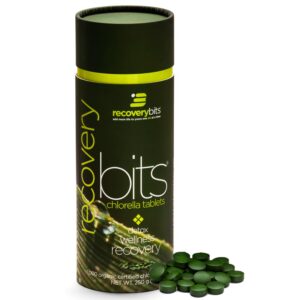 RECOVERYbits tabletas orgánicas de chlorella para detox y energía