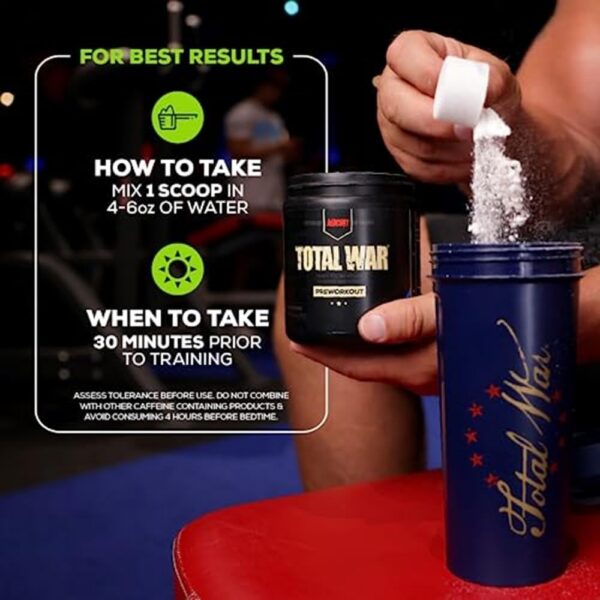 Cucharada de polvo Pre Workout