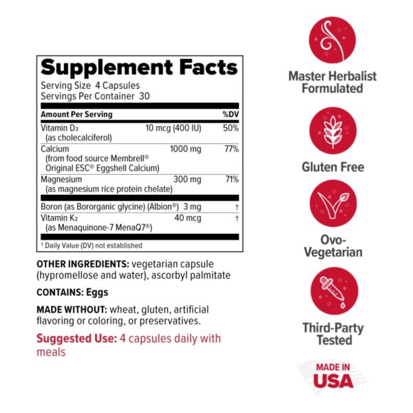 Version 1.0.0 Etiqueta frontal del producto Bone Health Advanced